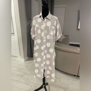 Marisima 100% Linen tunic Dress OS